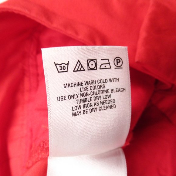 NWOT ❣️ Anthropologie Poplin Wide-Leg Pants Red - Size 4 - Picture 11 of 12